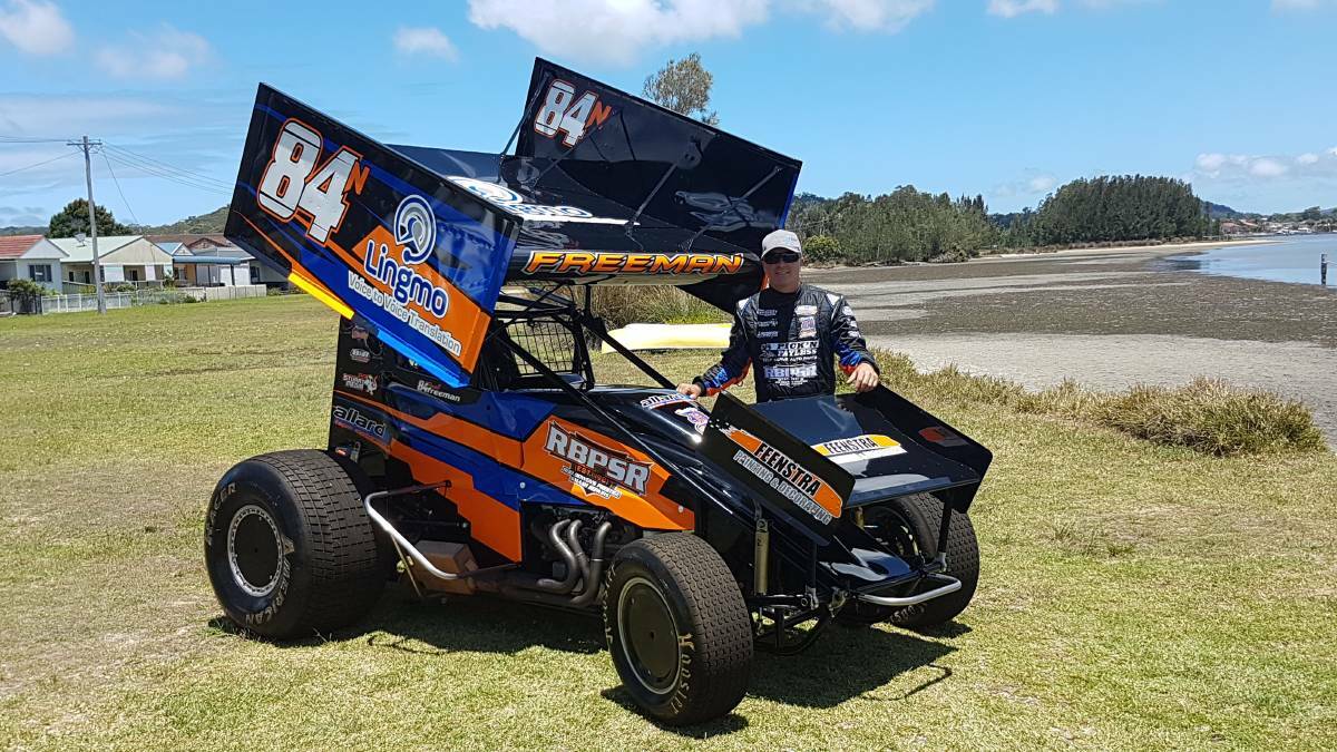 Driver's seat: Sprintcar driver Paul Freeman will return to the the scene of a serious accident in his last race for the annual Scott Darley Challenge, the memorial race for his brother-in-law who died while racing in 2008. Picture: Supplied