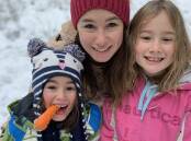 Louise Coleman with her daughters Olive, left, and Charlie. She survived multiple attacks before leaving her ex-partner. Picture: Supplied