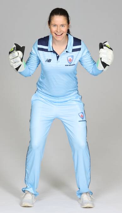  Keeping the faith: Tahlia Wilson. Pictures: Cricket NSW