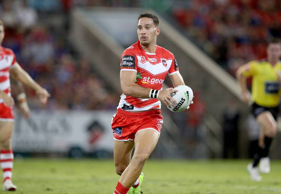 Corey Norman in action for the Dragons. Picture: AAP