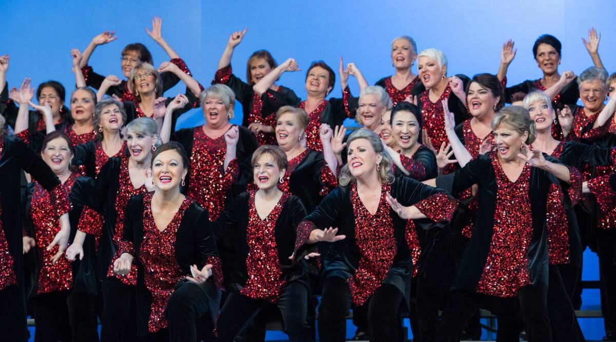 Endeavour Harmony Chorus competing at Sweet Adelines International. Picture: Supplied