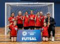 Champs: The Oatley West Futsal girls-Futsal is football that is played between two teams of five players, one of whom is the goalkeeper,with unlimited substitutions.