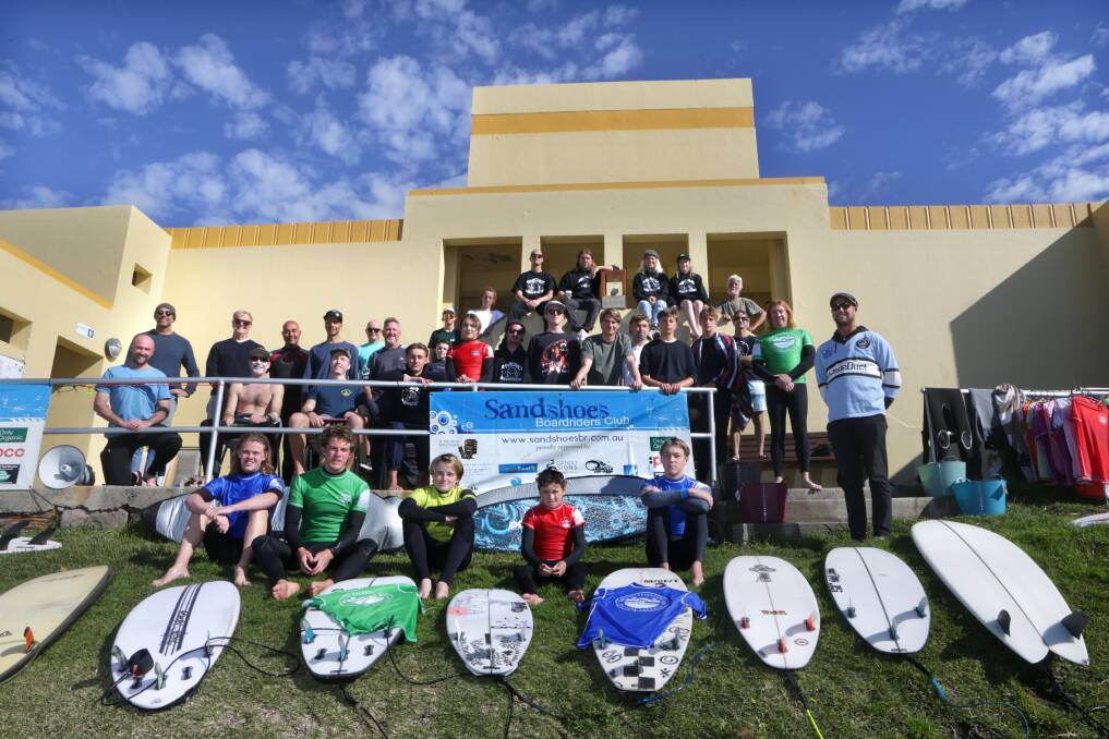Colour: Sandshoes Boardriders club at "the reef that rules":Picture John Veage