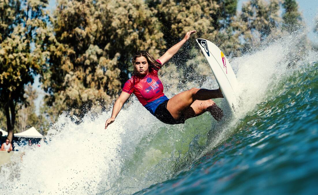 Caroline Marks loves the Surf Ranch-why wouldnt you! Picture WSL