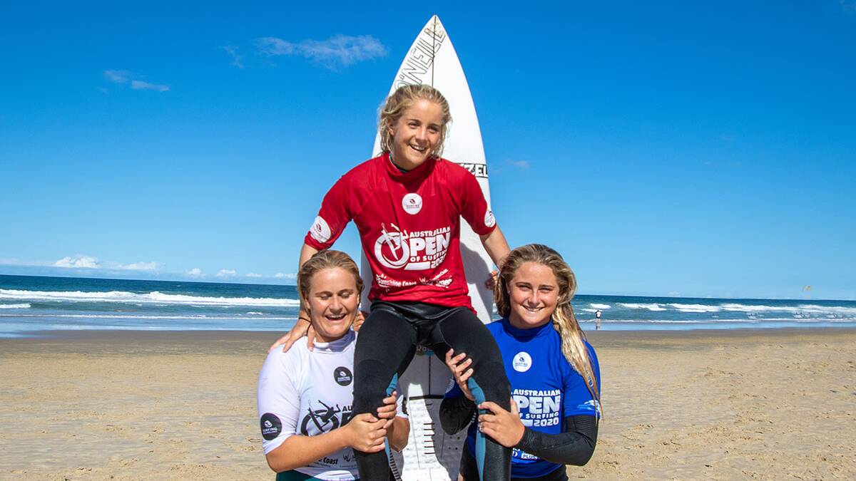 Sophie McCulloch is looking forward to competing this weekend at the Australian Open of Surfing - Gold Coast Pro.Picture Ben Cochrane / Surfing Queensland