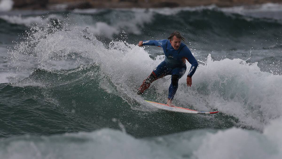Onshore windswell greeted today's surfers-Fishkiller at the Alley.picture John Veage
