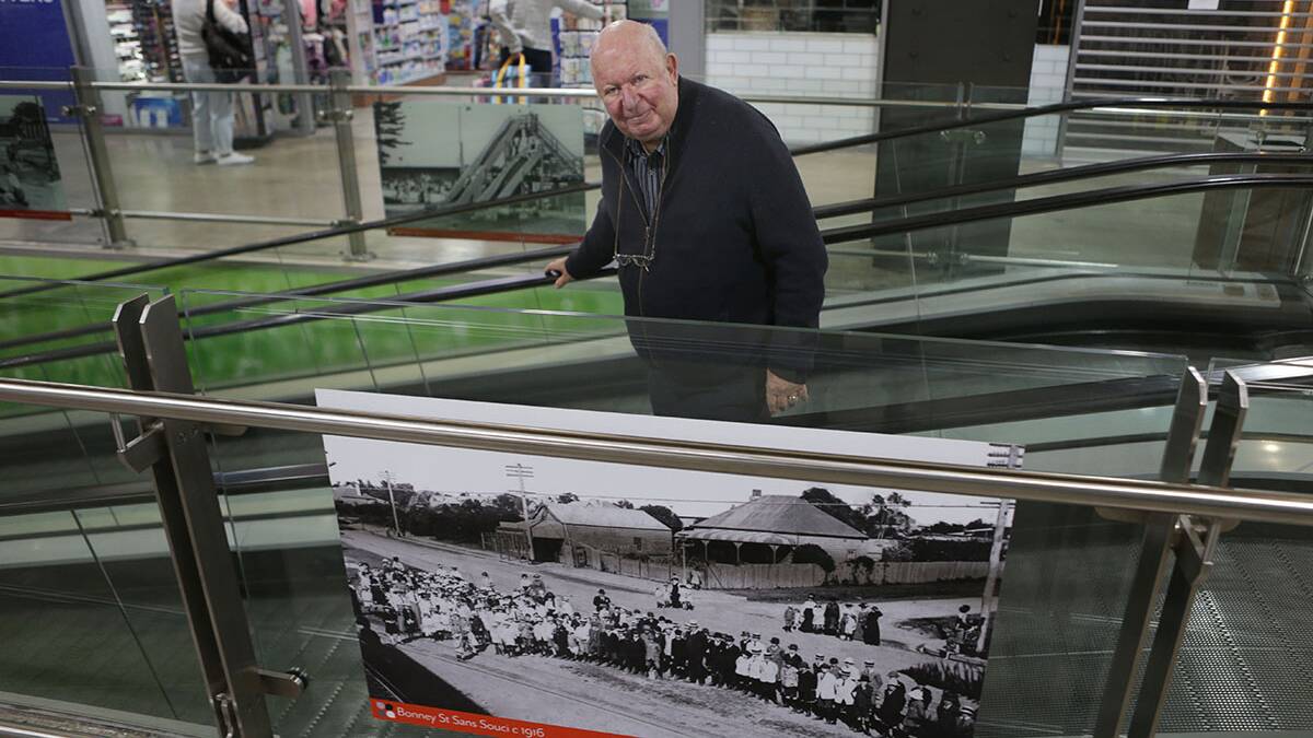 Historian: Dr Garry Darby will be having a free discussion of historic photographs of the local area now on display at Supabarn.Picture John Veage