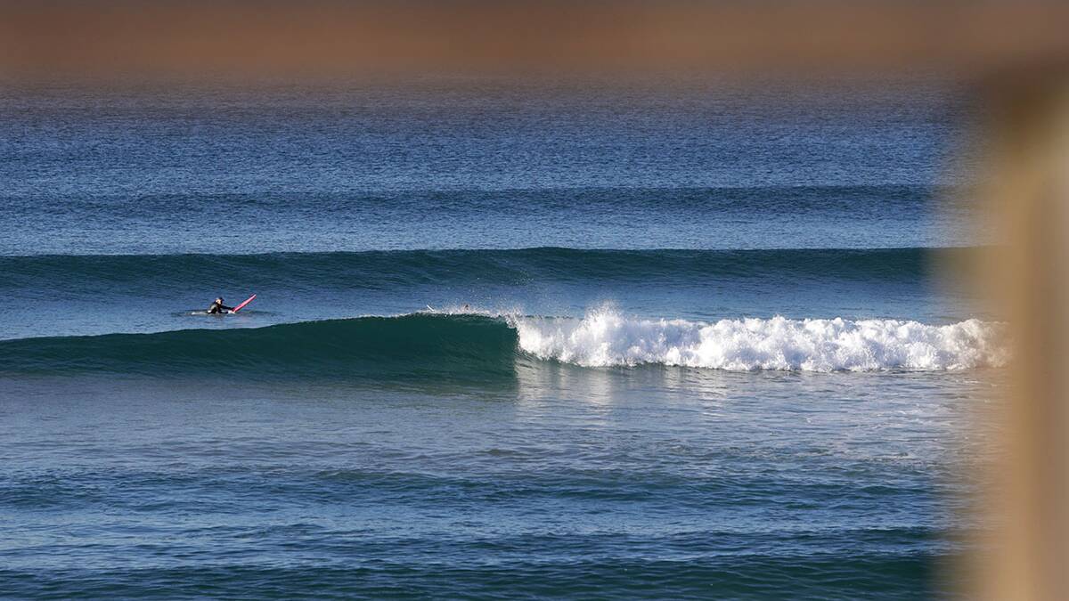 Small waves at Wanda but perfect surfing conditions yesterday.Picture John Veage