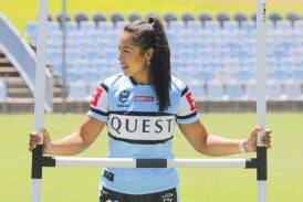 Tiana Penitani became the inaugural Sharks captain in 2023. Along the way, the centre/winger has earned caps for NSW, Australia and Tonga. Picture John Veage