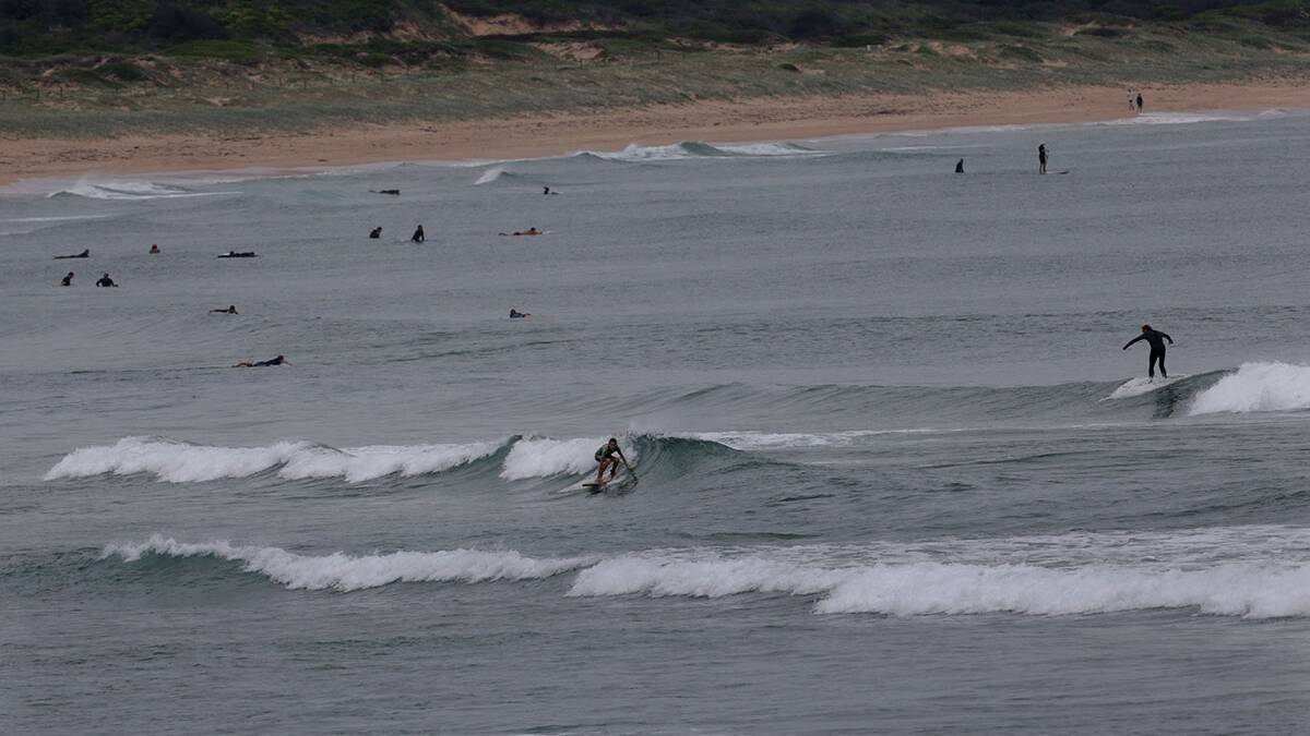 Small: Surfing conditions on the Cronulla beaches,easy to stay away.Picture John Veage