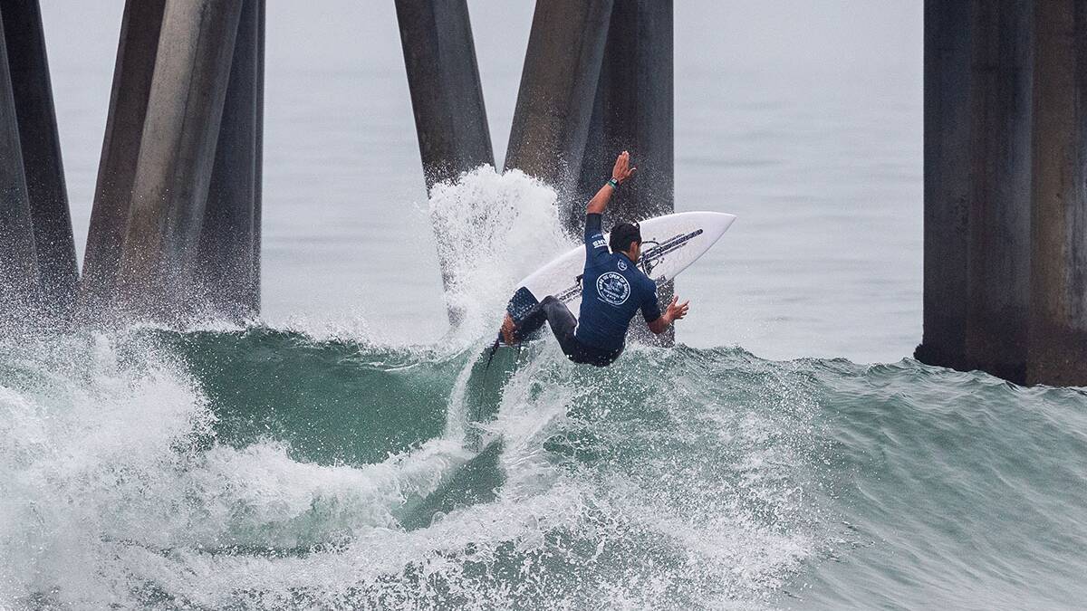 Connor at Huntington Beach.Picture WSL/Morris
