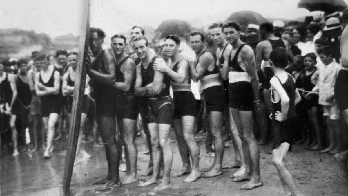 Beach boys: The 1915 historic picture of the father of surfing,Duke Kahanamoku at Cronulla Beach.Picture Cronulla SLSC
