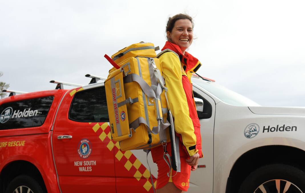 Backpack: The latest technology oxygen resuscitator kits will make a huge difference to all Surf Clubs in NSW.