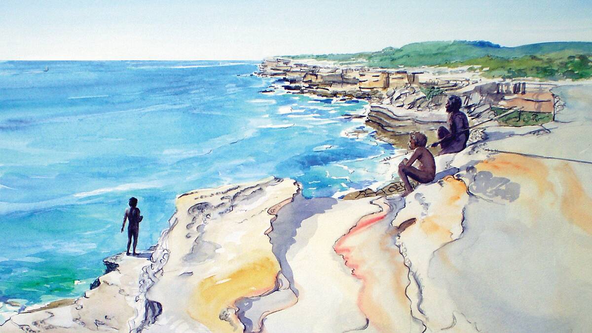 Heading South:Watercolour by Christine Hill
