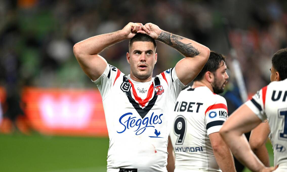  New Dragons Corey Allan suffered a ruptured ACL during a routine drill at a last week's training session and will undergo a knee reconstruction ruling him out for the entire 2024 season. Picture NRL Images