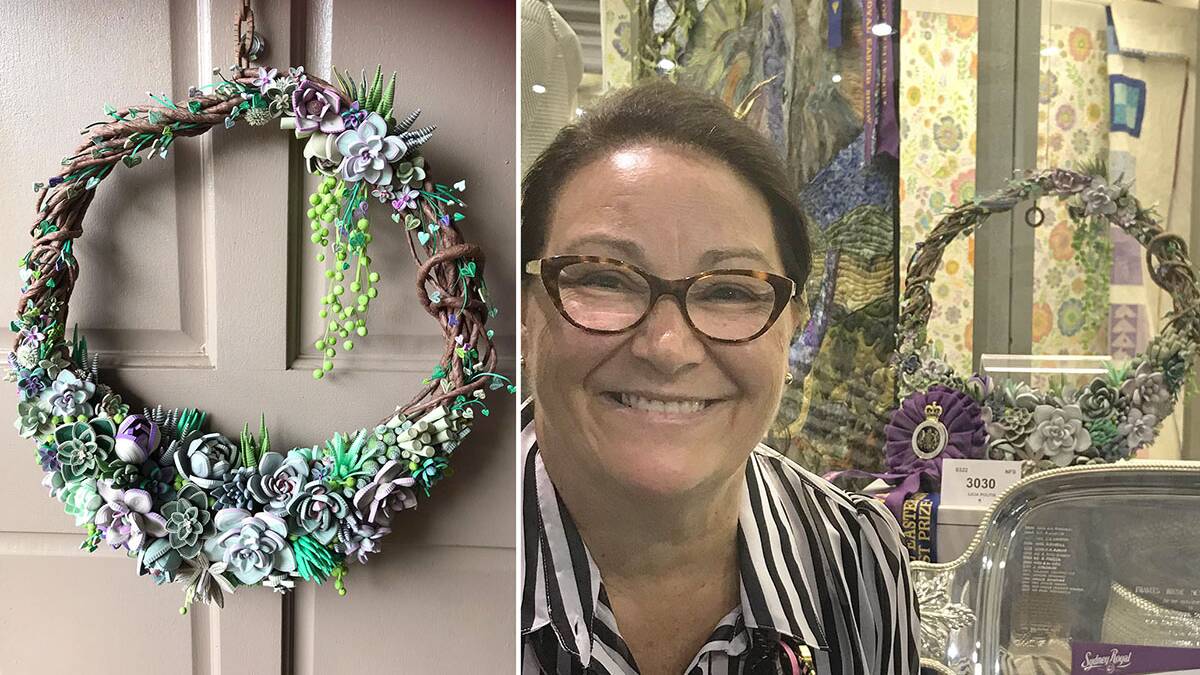 Quilling: Licia politis art work has been awarded  the most meritorious exhibit in the Standard of Excellence Showcase at the Sydney Royal Easter Show.