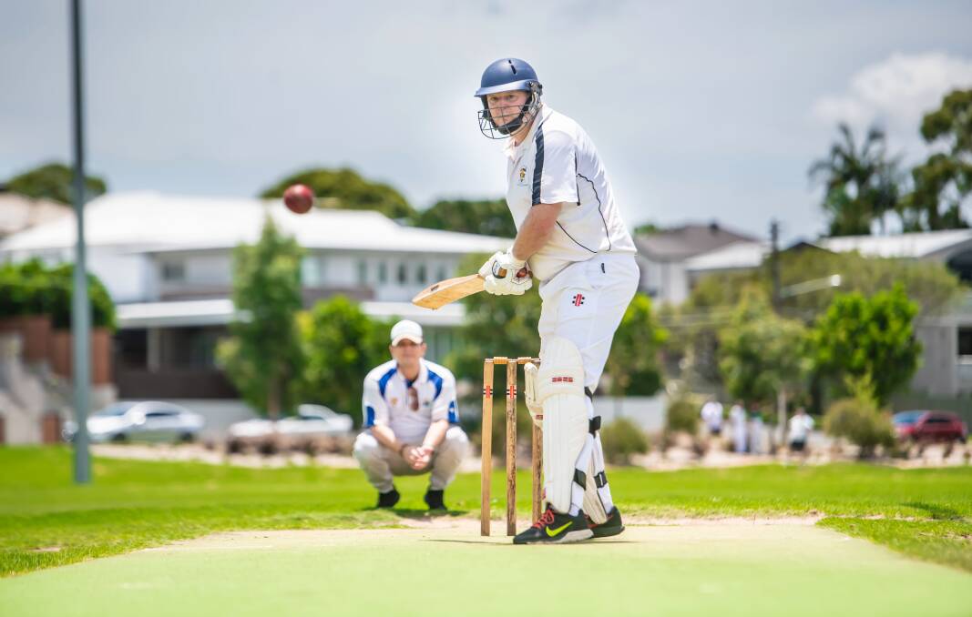 Divine: St Aloysius's Fr James McCarthy has been inspiring his local Parish after scoring an impressive century in a Sydney cricket competition.Picture: Giovanni Portelli, Catholic Archdiocese of Sydney