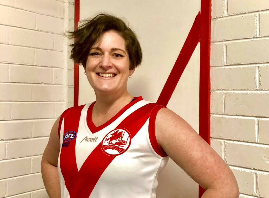 Dragons: Marni Williams from the St George Australian Football Club is excited to watch the epic series adventure now showing on Amazon. 