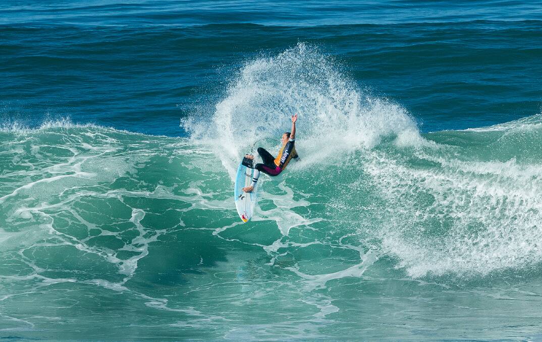 World No. 1 Carissa Moore (HAW) put on a dominant performance at La Nord.
Picture: WSL/ Poullenot