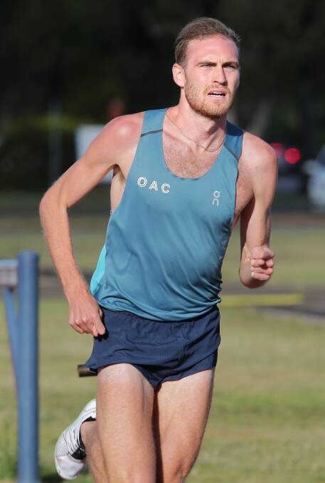 Distance: Oliver Hoare came back home at Christmas and raced at the Sutherland Athletics meet at Sylvania Waters. Picture: John Veage