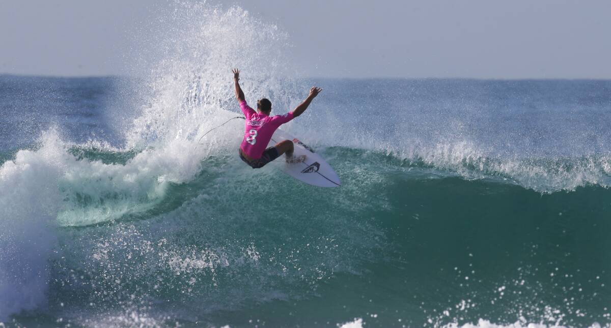 Surf tag: Elouera Boardriders' Shane Campbell will join teammate Jared Hickel (pictured) who last week made the fourth round of the Indonesian Krui Pro and sits 56th in the WQS rankings. Picture: John Veage