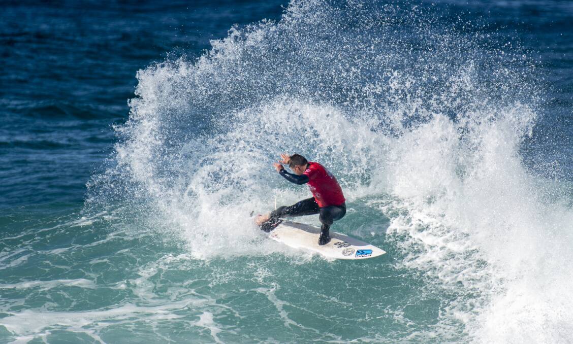 Over 35 NSW champ Nick Squires was always going to win his division.Picture Ethan Smith / Surfing NSW 