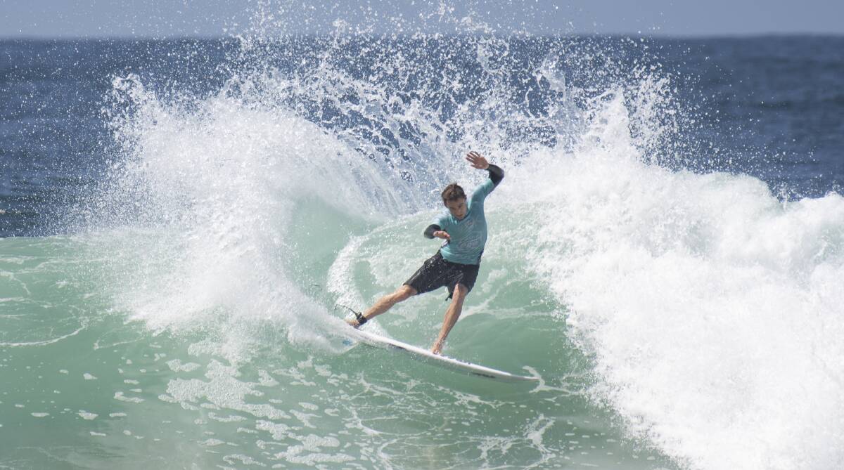 Matt Banting has taken out the 2020 Vissla Central Coast Pro .Picture WSL / Ethan Smith