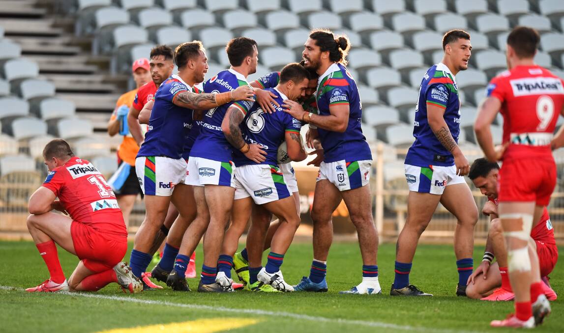 Disappointing: The clock is ticking for the Dragons team and coach to save their 2020 season after another bad loss on Saturday. Picture NRL Imagery