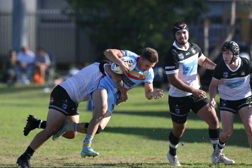 New competition: The Cronulla Caringbah Sharks took on De La Salle in the newest Mojo Homes Illawarra Cup derby on Saturday.Picture John Veage 