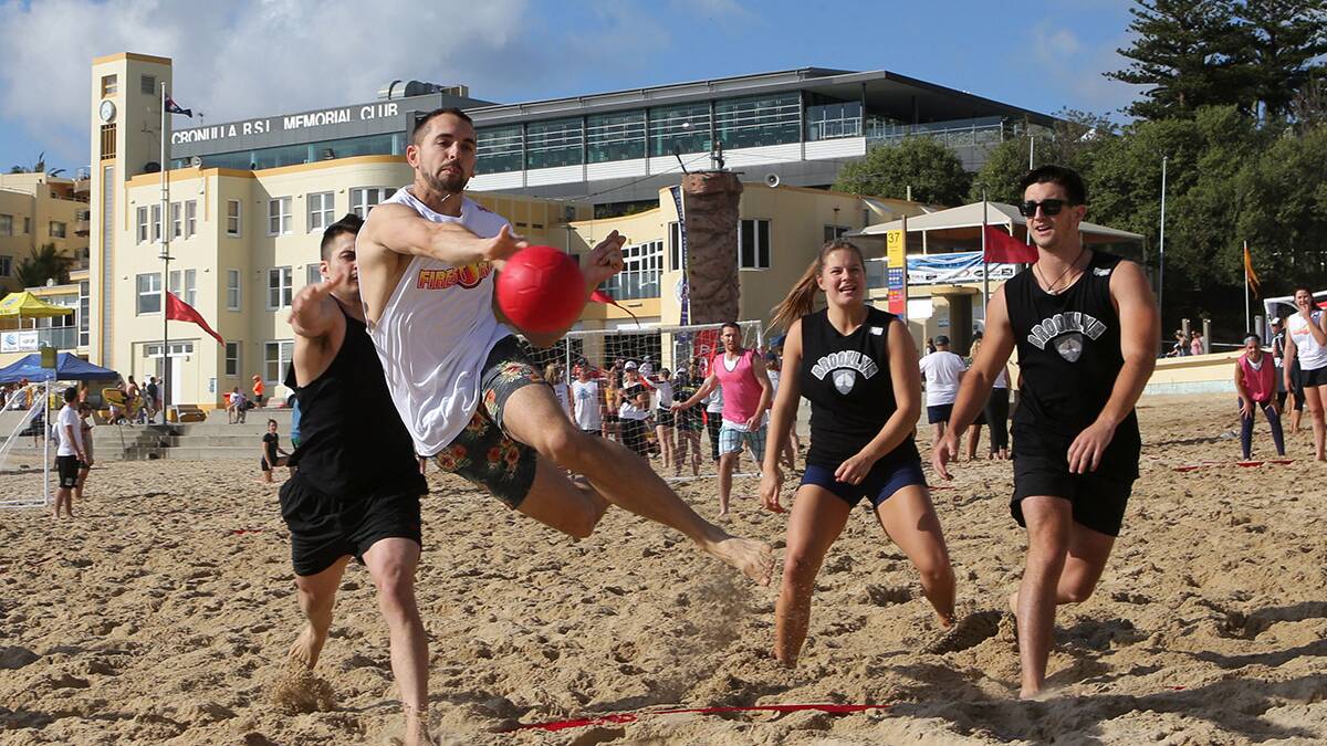 Handball: The IMB Bank Cook Community Classic is a major community event combining a surf carnival, an open ocean swim, a beach handball event and a community carnival.Picture John Veage
