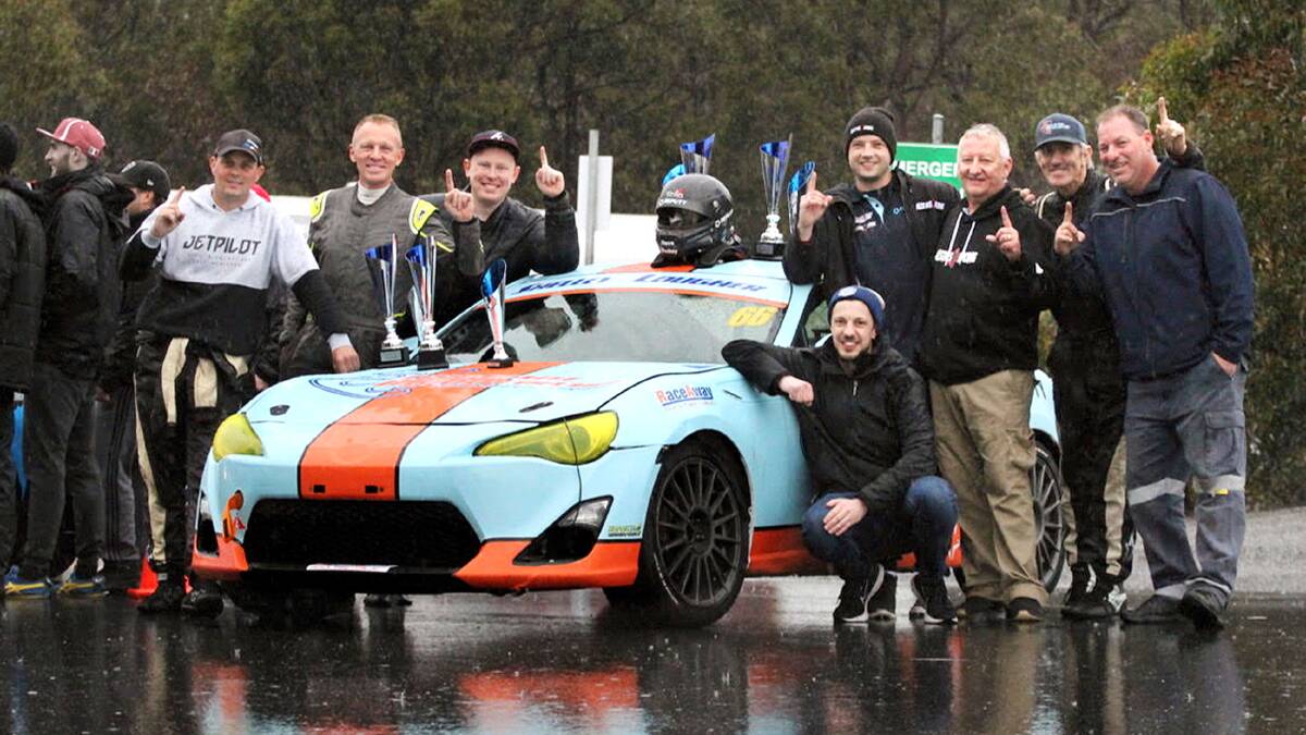 Winning team: Steve Shelleys Pheasant Wood Racing Team Toyota 86 wins inaugural 7 Hour Motorsport Enduro race.