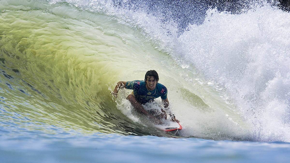 Connor O'Leary at the Surf Ranch.Picture WSL / Cestari 
