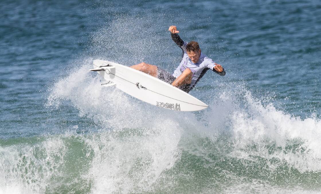 Australian surfing coach Bede Durbridge surfing for Point Lookout.Picture Surfing Queensland.