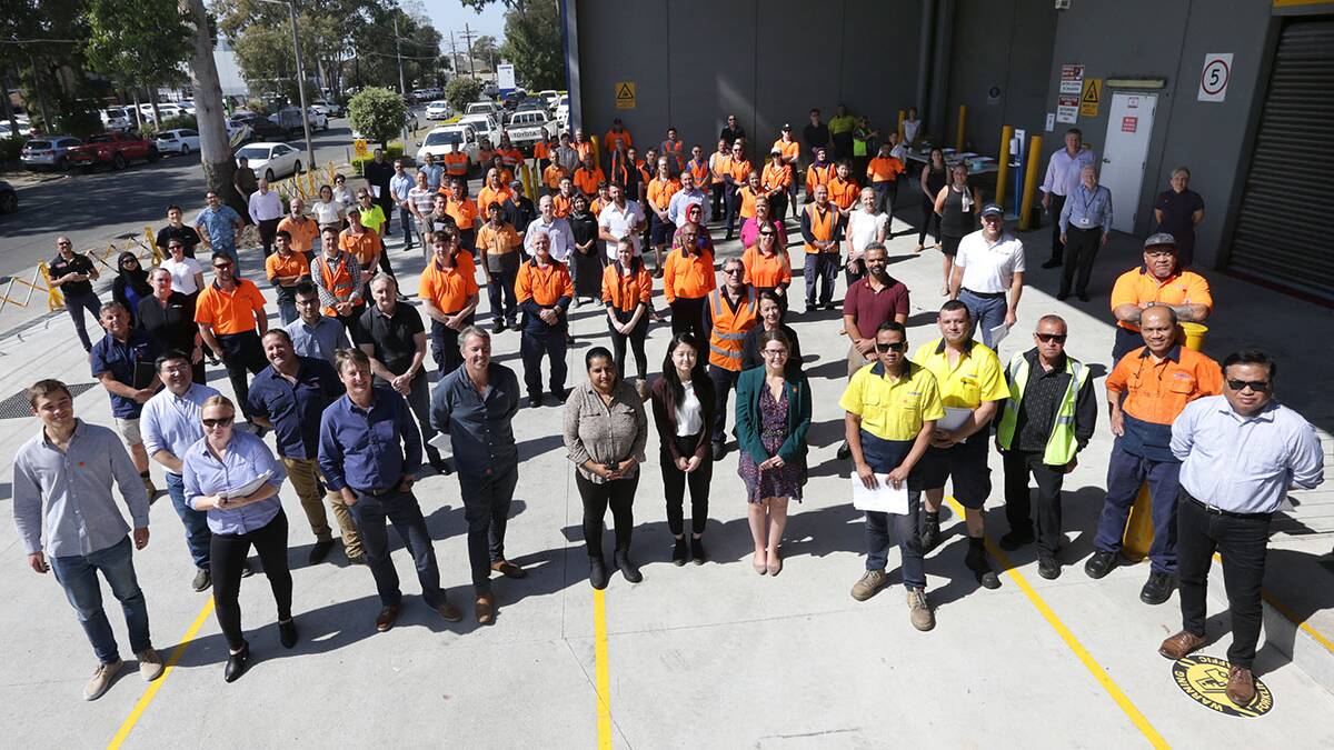 Education:Over 100 Taren Point Enware employees were trained in the nationally recognised Competitive Systems and Practices certificate.Picture John Veage