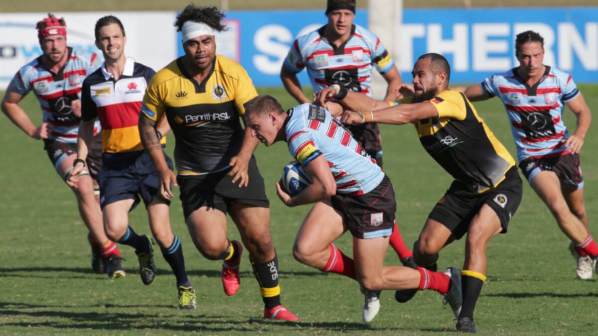 Club Rugby: Shute Shield round 1 Southern Districts Rebels vs Penrith.Picture John Veage