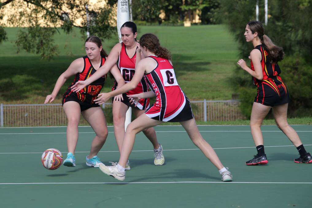 Rockdale: Division one juniors in action on Saturday.Picture Veage