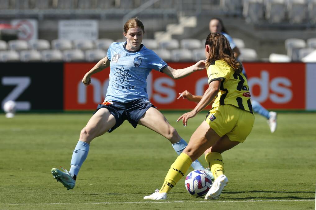Matildas, Sydney FC winger Cortnee Vine did all the hard work but was still on the wrong end of the scoreboard on Saturday going down 1-0 to last placed Wellington Phoenix. Picture John Veage
