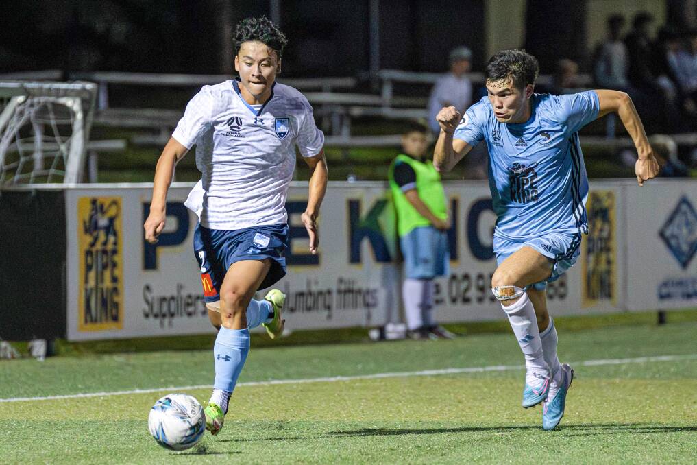 It was entertaining football with both sides creating half-chances but it still ended up at 0-0. Picture Football NSW