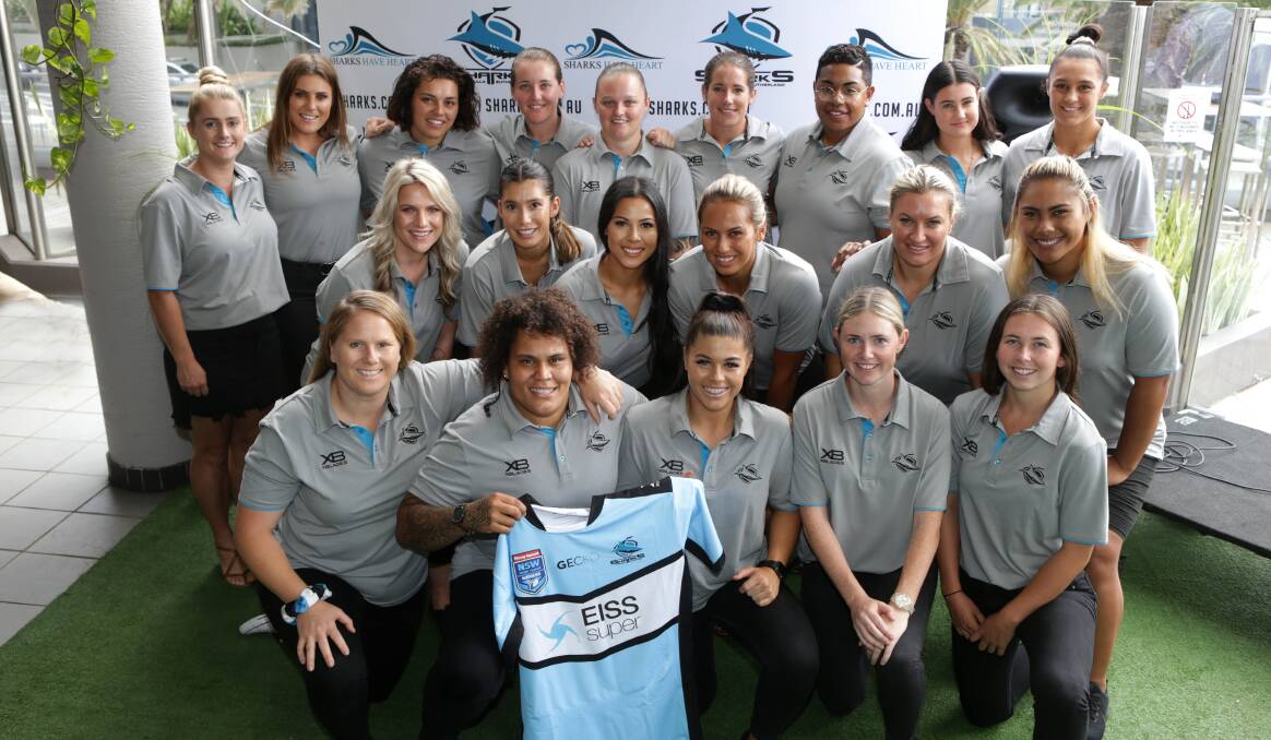 2019 team:The Sharks Women's Premiership team are set to welcome back the majority of their 2019 playing squad.Picture John Veage