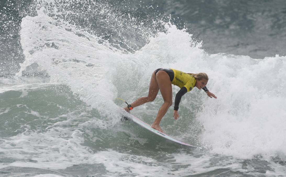 Felicity Palmateer is one of the favourites for this years Mothernest contest.Picture Ethan Smith / Surfing NSW
