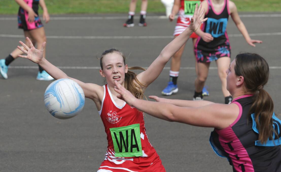 Competition: The St George Association provides on court opportunity for teams like the 13 yr's rep team playing the Titans. Picture: John Veage