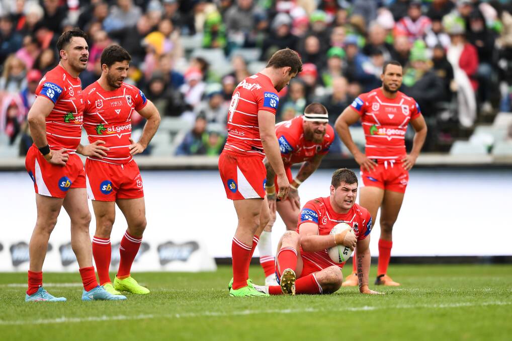 Season done: Another close loss sees the Red V miss the 2022 semi finals for a fourth straight year out of the top eight. Picture NRL Images