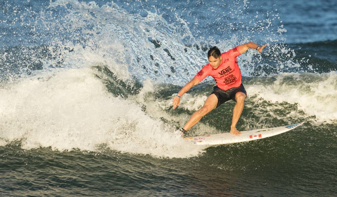 Shane Campbell into round two at the ISA World Titles.Picture ISA/Ben Reed