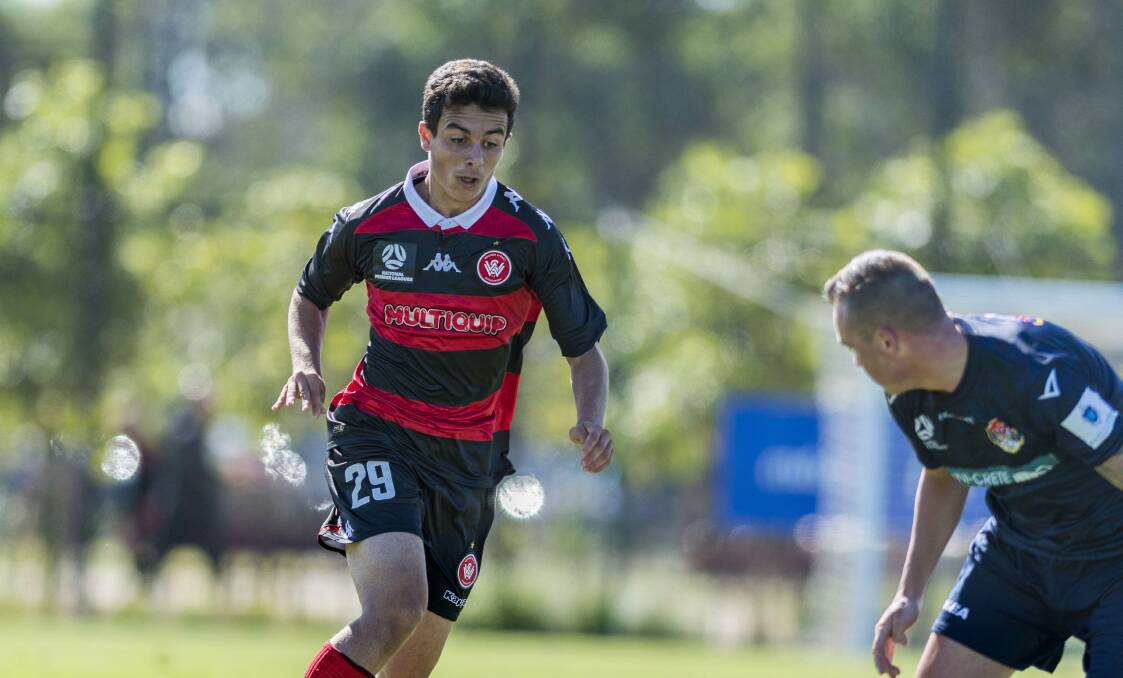 Ambition: Alex Badolato's contract signing for the Red and Black shows the pathway from the Academy to the first grade team.