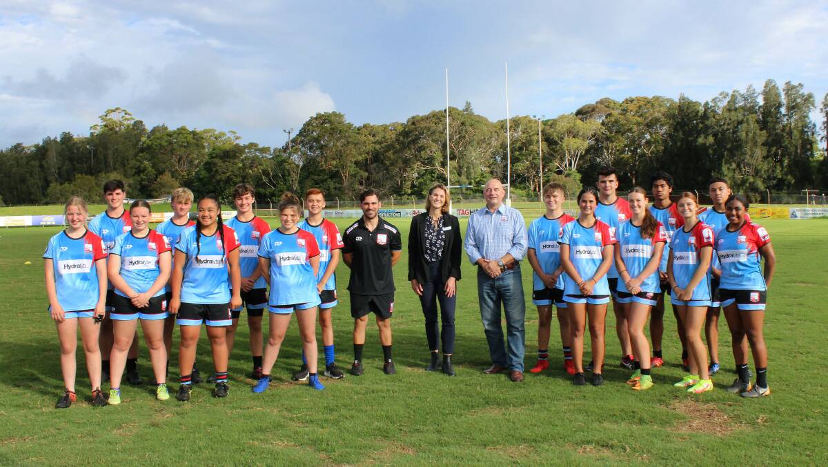 Strength: The Southern Districts Accelerated Development Squad Rugby Program is supported by the Cronulla RSL.