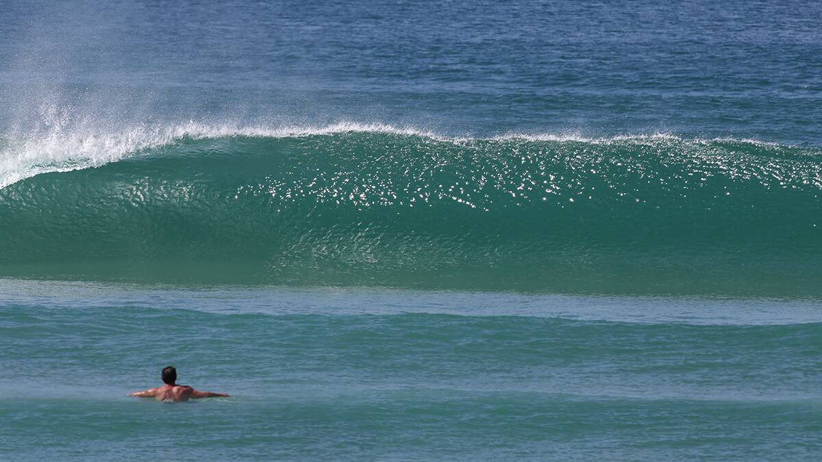 Perfect conditions the whole of last week at Cronulla.Picture John Veage