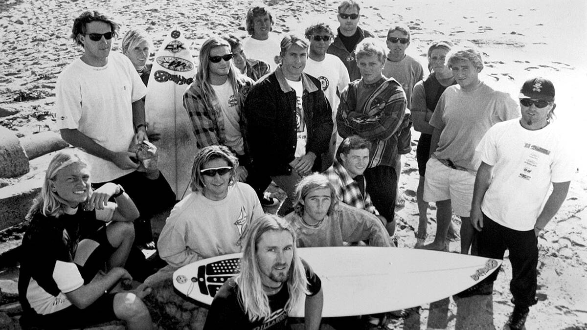Garie boardriders in 1990.Picture John Veage