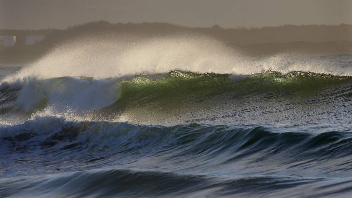 Cronulla's beaches this morning. Picture: John Veage