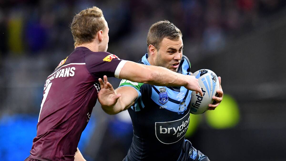 Star: Wade Graham was outstanding for NSW playing in the halves in Origin II. Picture: AAP Image