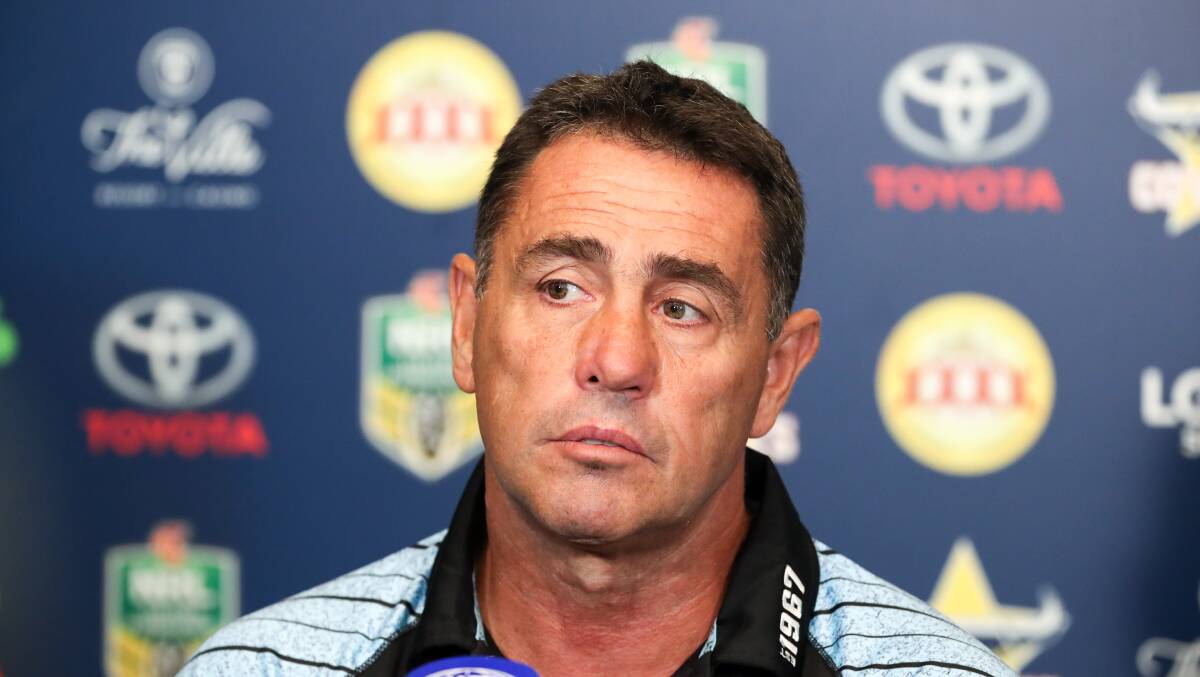 Sharks coach Shane Flanagan. Picture: AAP Image